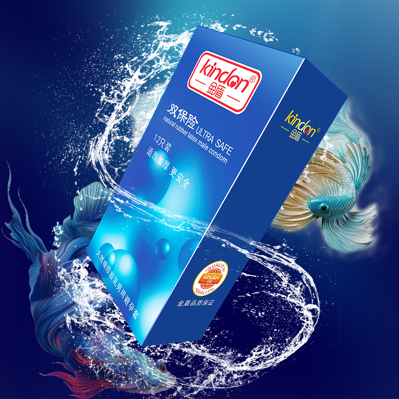 金盾避孕套夢(mèng)幻系列雙保險(xiǎn)12只裝