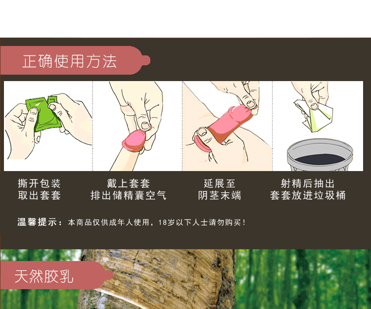 比翼鳥(niǎo)避孕套火辣系列咖啡色(圖6)